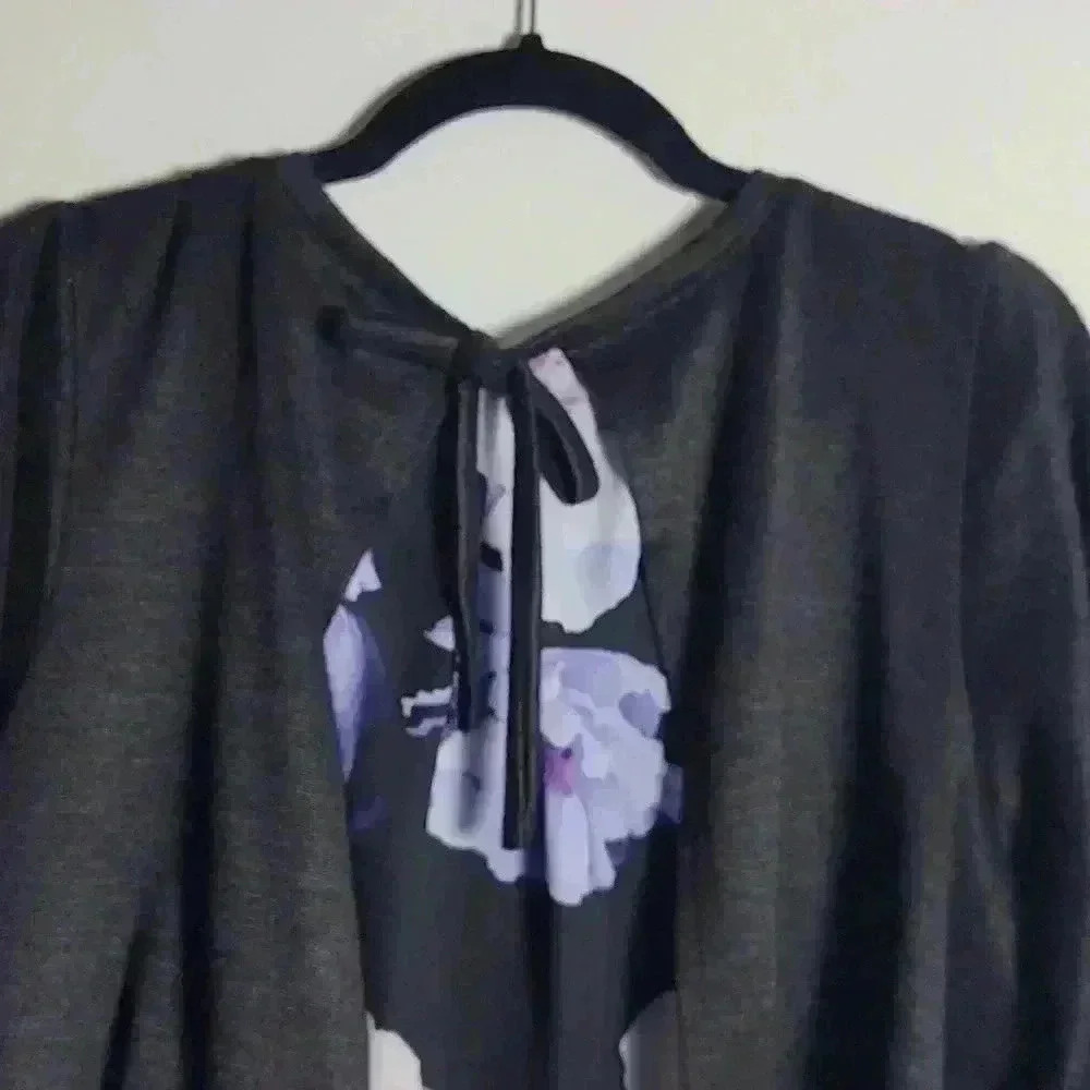 🚨 LAST CHANCE 🚨 ROZ & ALI Dressbarn Floral and Black Blouse Size 2X - Picture 14 of 16